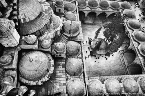 Blick vom Minarett der Fatih Moschee - Istanbul, Türkei - Foto © Dietrich Hackenberg