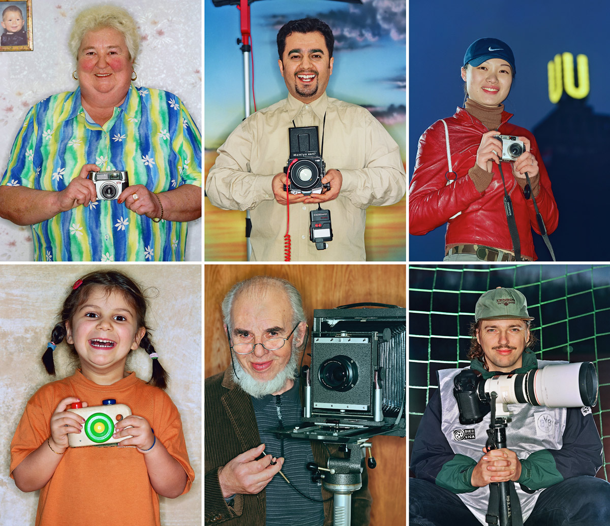 Profi- und Amateurfotografen - Portraitserie für die Werbekampagne eines Fotolabors - Foto © Dietrich Hackenberg
