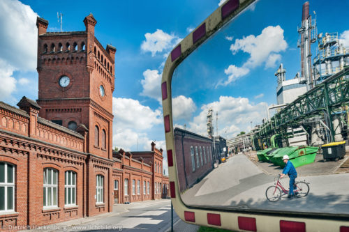 Verwaltungsgebäude im englischen Baustil - Sasol Gelände, Herne - Foto © Dietrich Hackenberg