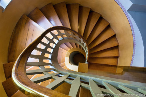 Jugendstiltreppe im Hohenhof Hagen - Foto © Dietrich Hackenberg