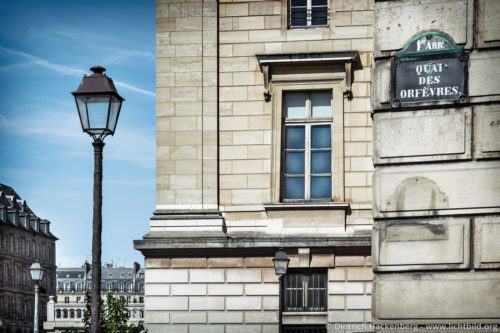 Quai des Orfèvres, das Hauptquartier der Pariser Kriminalpolizei - Paris, Frankreich - Fiktiver Sitz des Büros der Romanfigur Komissar Maigret von Georges Simenon. © Dietrich Hackenberg - www.lichtbild.org