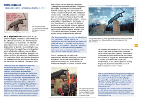 Preview PDF Spaniens Himmel über Berlin - Spanienkämpfer-Denkmal - Mythos Spanien – Gedenkstätte Interbrigadisten