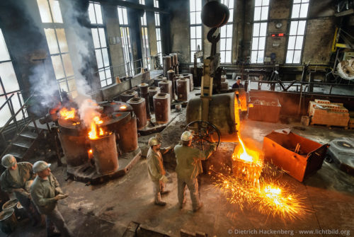 Stahlkocher - Stahlwerk - Foto © Dietrich Hackenberg