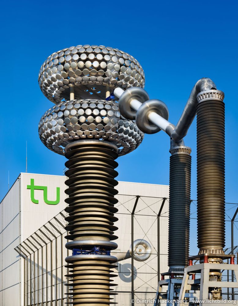 HGÜ-Testzentrum Dortmund - Testanlage Aussen. Foto Dietrich Hackenberg