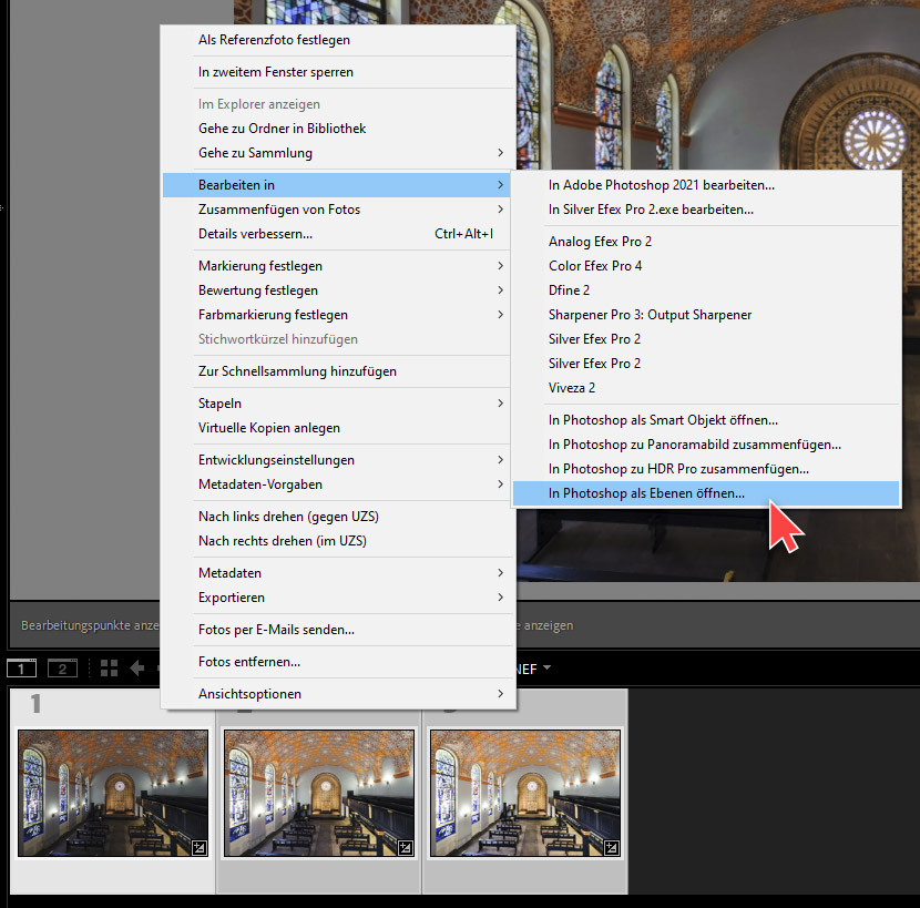 Als Ebenen in Photoshop öffnen