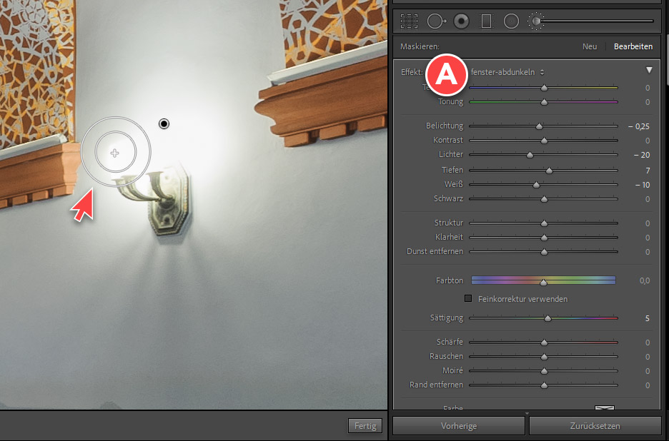 Lightroom Pinsel