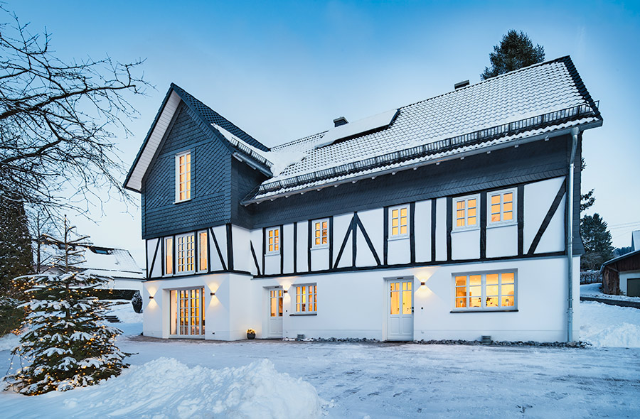 Preview - Abendstimmung - Ferienhaus Fachwerkhaus Eiben, Benolpe