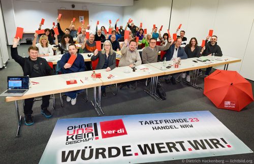 Tarifkonferenz Groß- und Außenhandel ver.di NRW 2023