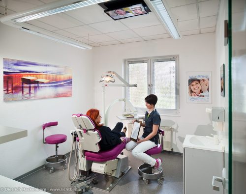 Behandlungszimmer der Praxis Zahnarzt Dr. Martin Betzdorf
