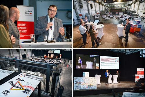WIRTSCHAFT – DEMOKRATIE – GUTE ARBEIT. Vollkonferenz - 60 Jahre mitbestimmtes Personalmanagement in der Stahlindustrie. LWL-Museum Henrichshütte Hattingen. Veranstalter: Hans-Böckler-Stiftung
