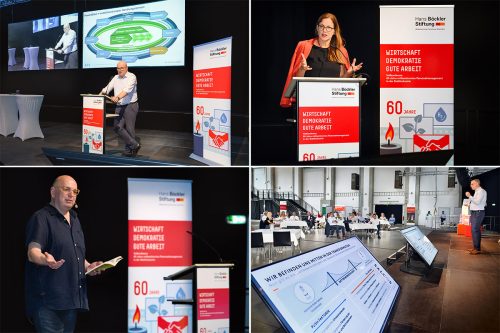 WIRTSCHAFT – DEMOKRATIE – GUTE ARBEIT. Vollkonferenz - 60 Jahre mitbestimmtes Personalmanagement in der Stahlindustrie. LWL-Museum Henrichshütte Hattingen. Veranstalter: Hans-Böckler-Stiftung