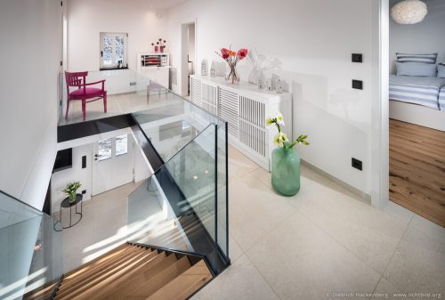 Treppenabgang - Ferienhaus Fachwerkhaus Eiben, Benolpe