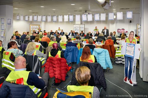 ver.di Handel NRW Tarifverhandlung 2023 - Einzelhandel in Düsseldorf