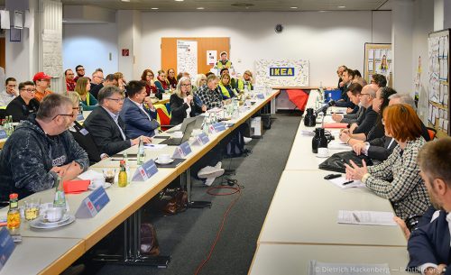 ver.di Handel NRW Tarifverhandlung 2023 - Einzelhandel in Düsseldorf