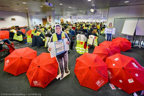 ver.di Handel NRW Tarifverhandlung 2023 - Einzelhandel in Düsseldorf