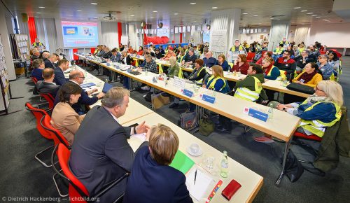 ver.di Handel NRW Tarifverhandlung 2023 - Einzelhandel in Düsseldorf