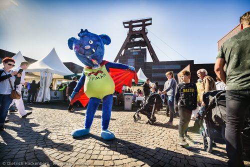 LVR Mobil der Begegnung auf dem Zechenfest Zollverein in Essen
